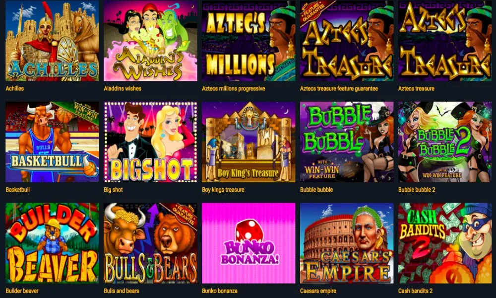 real series video slots online