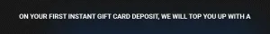 instant gift card