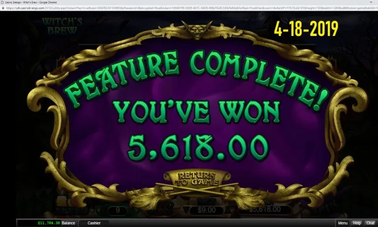 rtg real money video slot win