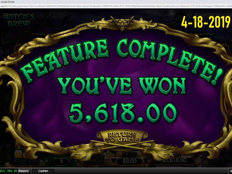 rtg real money video slot win