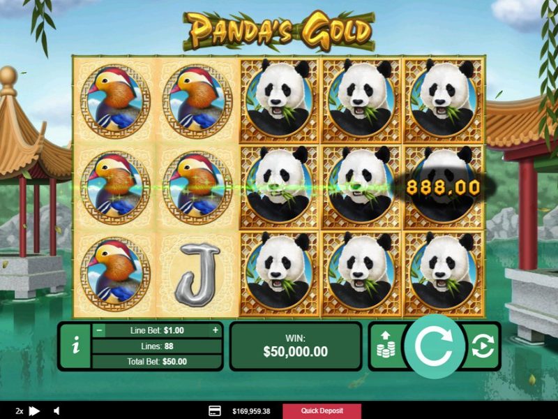 Panda's Gold video slot