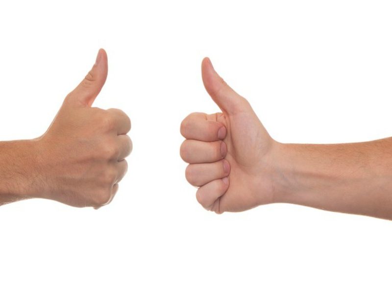 facebook like thumb