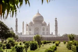 taj mahal india seven wonders