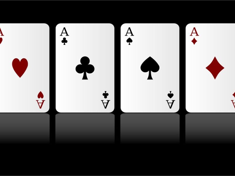 aces video poker win cards