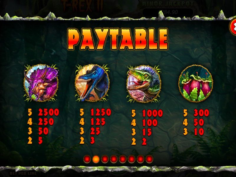 slot paytable rtg video slot