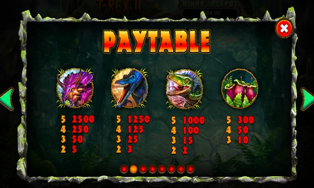 slot paytable rtg video slot