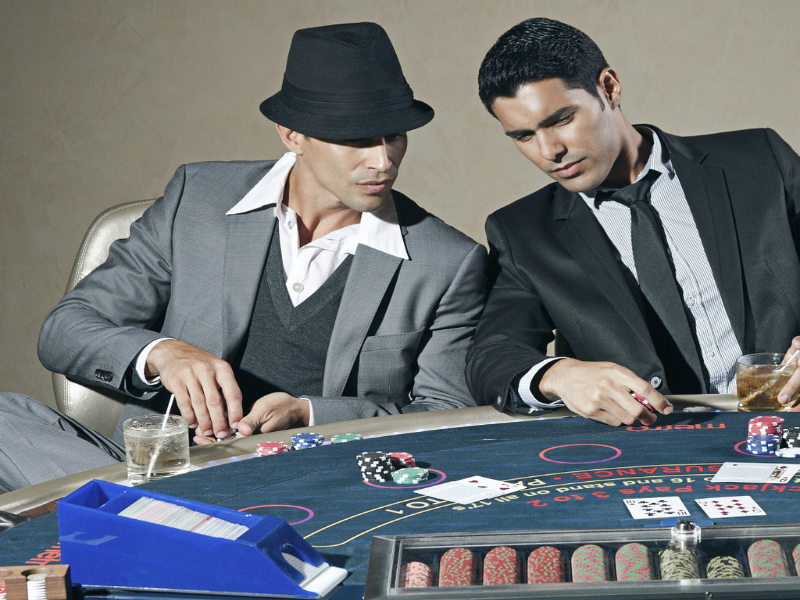 Blackjack table