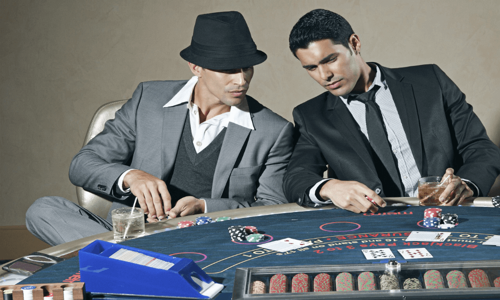 Blackjack table