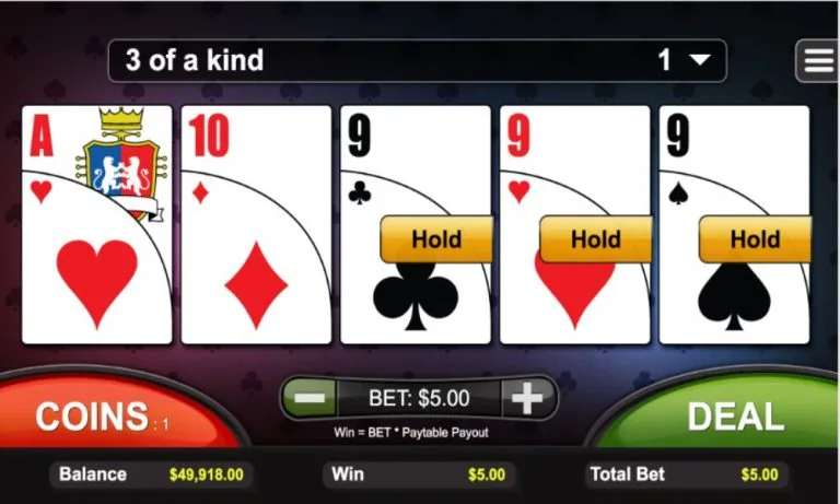 video poker games