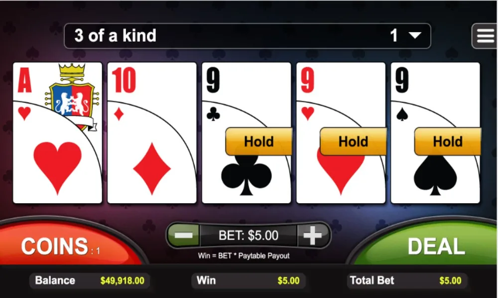 video poker games