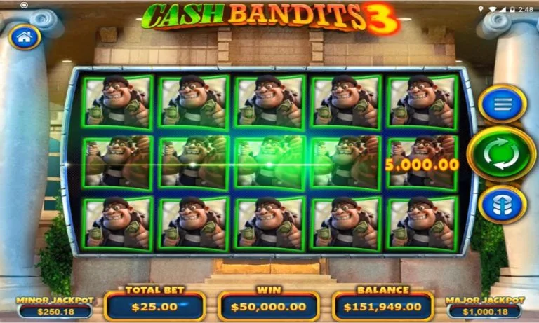 cash bandits 3 slot win