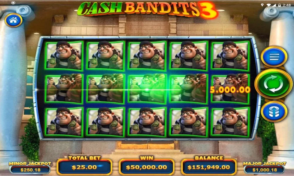cash bandits 3 slot win