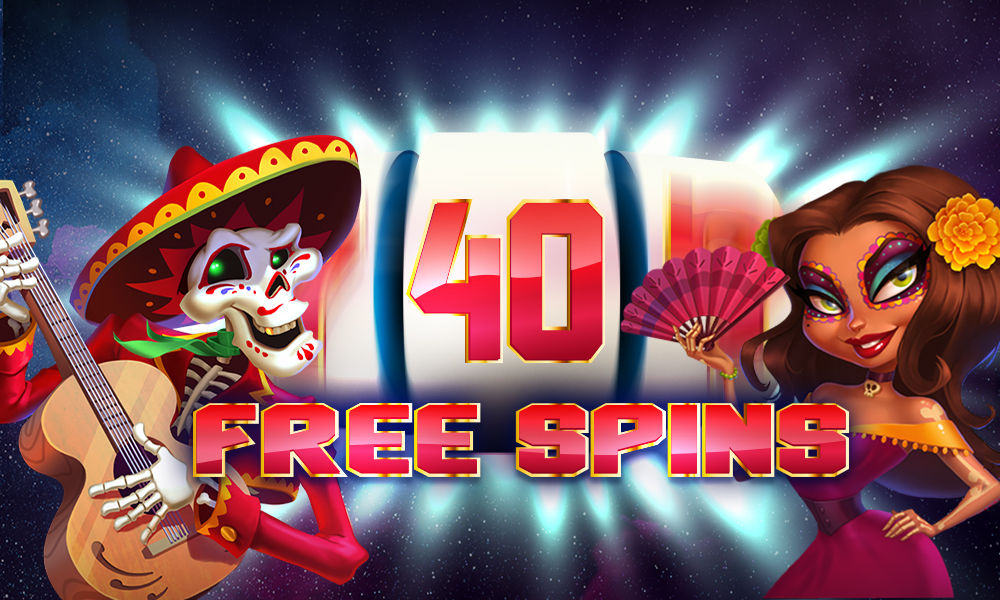 Get 40 Free Spins for Subscribing to Our Blog