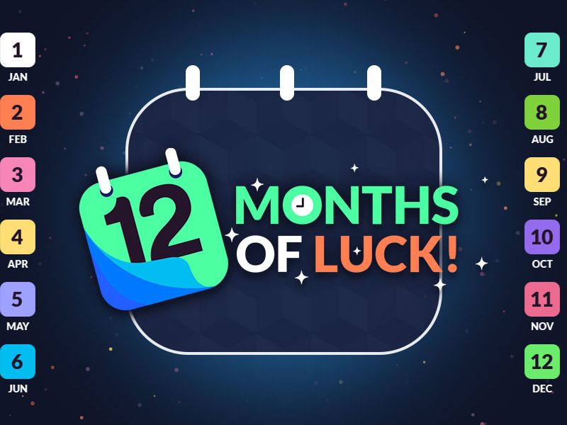 12 months of luck promotion