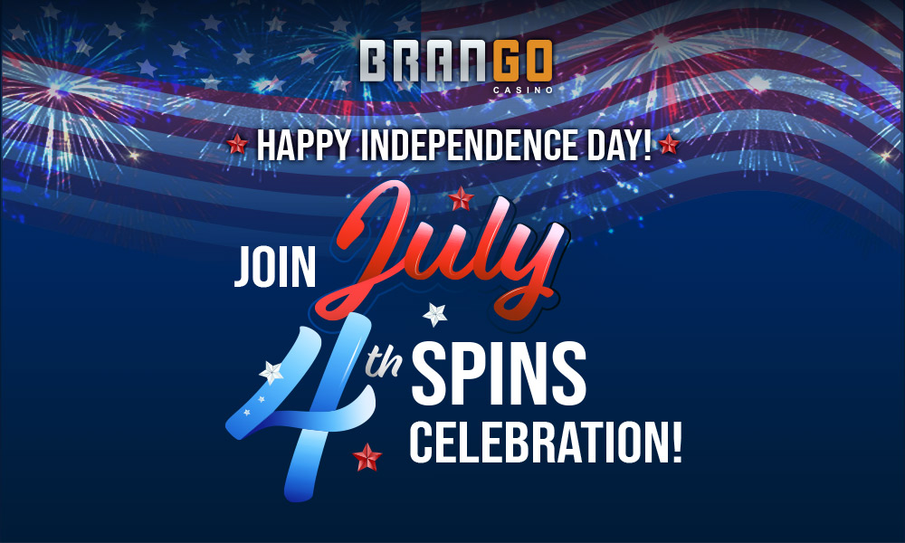 44 Free Spins to Celebrate 4th of July