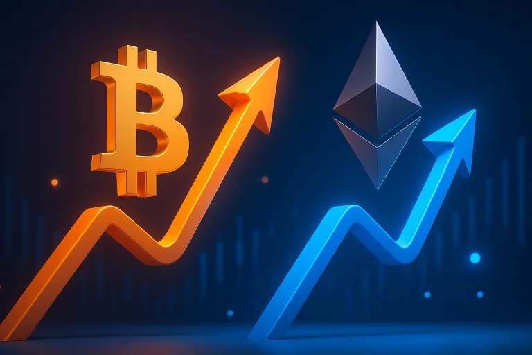 BTC and ETH