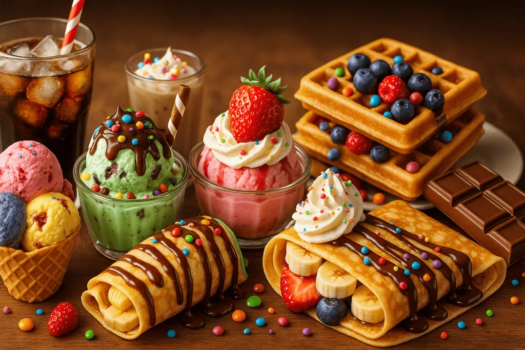 All kinds of sweets