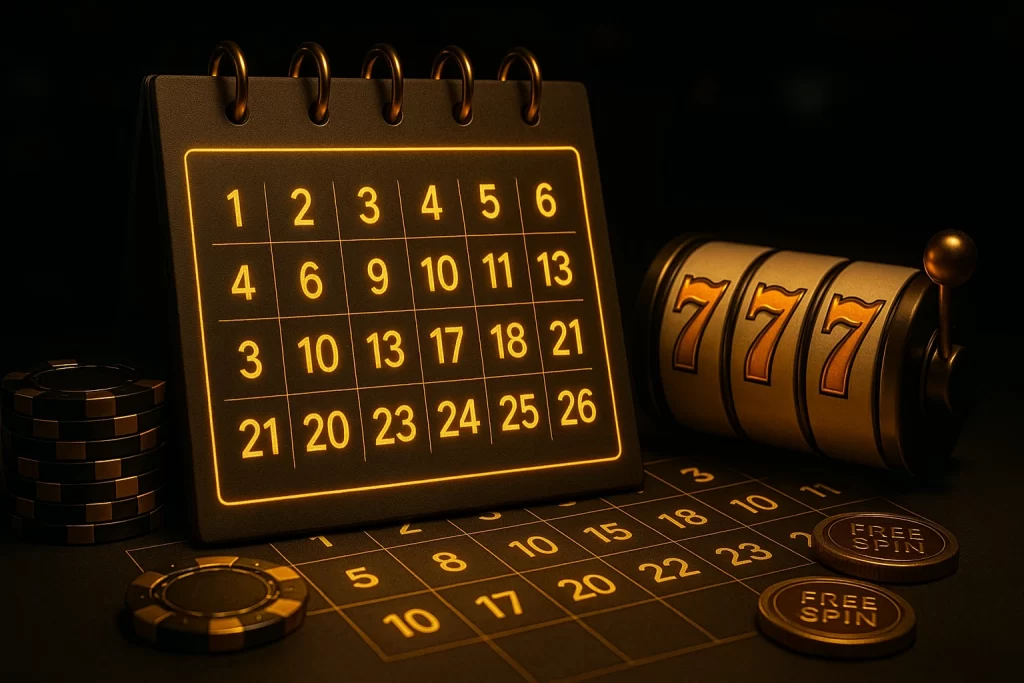 Monthly Promotions Calendar at Casino Brango
