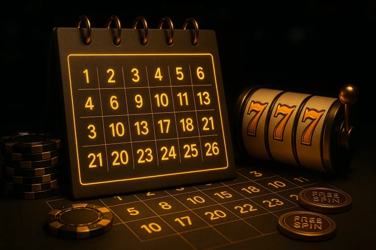 Monthly Promotions Calendar at Casino Brango