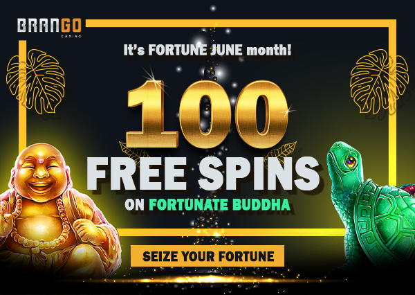 100 free spins on fortunate buddha slot